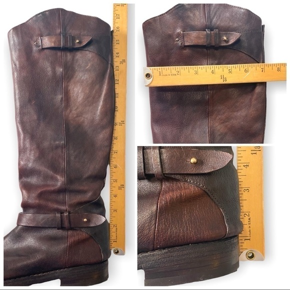 Rag & Bone Abbey  distressed brown riding boots Size 40EU - Picture 15 of 15